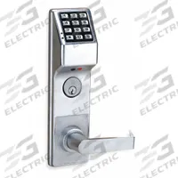 LOCDOWN Electronic Keyless Lock: Proximity, Chrome (MPN DL3500CRL US26D). Key specifications — Product Type: Electronic Keyless Lock; Manufacturer Part Number: DL3500CRL US26D; Access Method: Proximity; Key Override Options: Standard SC1 Keyway; Lever Style: Clutch.