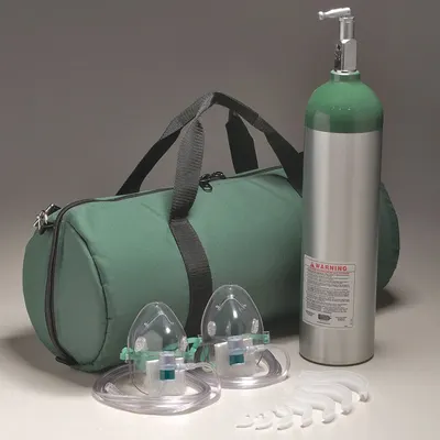 OEM Duffel Bag Kit: 21 1/2 in L x 8 in W, Nylon - Medical Oxygen Kits