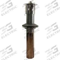 WATCO Sink Drain: Brass, Chrome, 8 in Overall Ht, 2 1/8 in Overall Dia, Slip, 1 1/4 in Pipe Dia (MPN 800-PF-BRS-CP). Key specifications — Product Type: Sink Drain; Brand: WATCO; Finish: Chrome; Material: Brass; Includes Overflow: No; Includes: Closure.