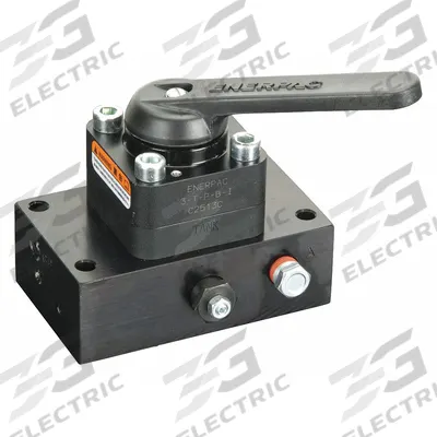 ENERPAC 3 Way Manual Valve: 4.5 gpm Max Flow Rate, Three Positions, Three-Way Ways - Lever-Operated Directional Control Valves with Manifold