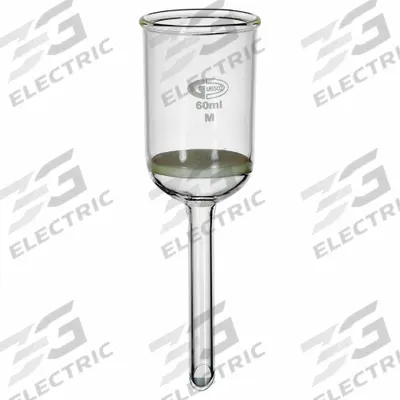 APPROVED VENDOR Buchner Funnel with Fritted Disc: Borosilicate Glass, 15 mL, 20 mm, 8 mm - Buchner Funnels
