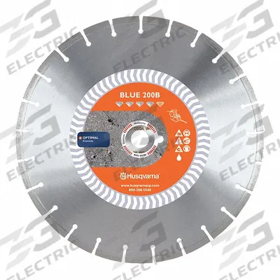 HUSQVARNA Diamond Saw Blade: Concrete/Granite, 30 in Blade Dia., 1 in Arbor Size - Demolition Work Blades