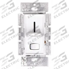 LUTRON Lighting Dimmer: 1-Pole, 120V AC, 300W (ELV), 300W (ELV), Rocker On/Off, Slide Dimming Switch (MPN SELV-300P-WH). Key specifications — Brand: LUTRON; Sub-brand: Skylark; Load Rating @ 120V AC: 300W (ELV); Neutral Required: Yes; Operating Voltage: 120V AC; Series: Skylark.