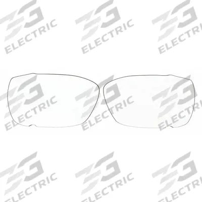 ESS Replacement Lens: Clear, Scratch-Resistant - Lenses for ESS Safety Glasses