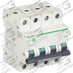 SCHNEIDER ELECTRIC IEC Supplementary Protector: 20 A Amps, 14kA at 240V AC, Screw Clamp, C (MPN M9F22420). Key specifications — Series: C60SP; DC Voltage Rating: Not Rated; Max. AIR Rating: 14kA at 240V AC; Terminal Connection: Screw Clamp; Brand: SCHNEIDER.