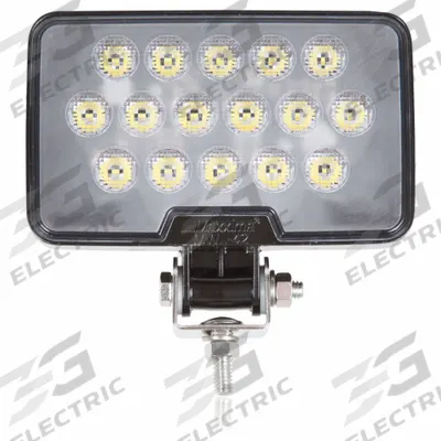 MAXXIMA Vehicle Work Light: Rectangular, Flood, LED, Bolt/Bracket, Blunt Cut Wires - Vehicle Floodlights