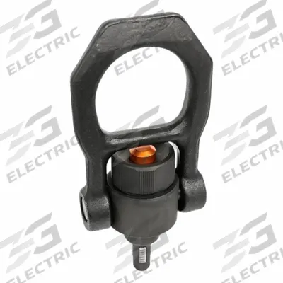 JW WINCO Quick-Release Hoist Ring: Steel, 4,159 lbf Load Limit, 1"-8 Thread Size - Quick-Release Threaded Pivot & Rotate Hoist Rings