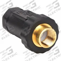 WILKINS Dual Check Valve: 705, 3/4 in Pipe Size, FNPT x FNPT, 25 gpm Flow Rate, 4.5 in Overall Lg (MPN 34UFX34F-705). Key specifications — Brand: WILKINS; Connection Type: FNPT x FNPT.