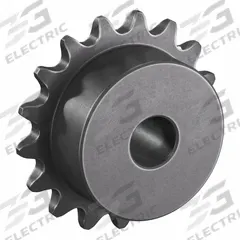 TSUBAKI Sprocket: One-Sided Hub, For Single Strands, 35, 17 Teeth, 2.041 in Pitch Dia, Steel (MPN 35B17). Key specifications — Brand: TSUBAKI.
