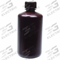 APPROVED VENDOR Reagent Bottle: HDPE, 8 fl oz, 250 mL, Amber, 24-415 mm Screw Closure Size, Unlined (MPN 33427). Key specifications — Body Color: Amber; Closure Attached: Attached; Brand: APPROVED VENDOR; Pre-Cleaned: None; Closure Included: Yes.