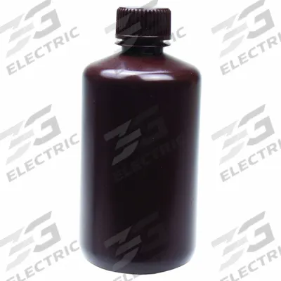 APPROVED VENDOR Reagent Bottle: HDPE, 8 fl oz, 250 mL, Amber, 24-415 mm Screw Closure Size - HDPE Narrow Mouth Round Lab Bottles