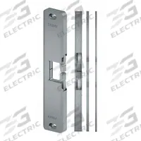 TRINE Electric Door Strike: 1 3/4 in Wd, 9 in Ht, Rim, Stainless Steel (MPN 4850-32D). Key specifications — Brand: TRINE; Input Voltage: 12V DC; Performance Duty Rating: 1 - Heavy Duty; Strike Type: Rim.