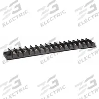APPROVED VENDOR Barrier Terminal Strip: 16 Poles, 22 AWG – 12 AWG For Wire Sizes, 20 A Max Current (MPN 6ZEH7). Key specifications — Brand: APPROVED VENDOR; For Maximum Wire Size: 12 AWG; For Minimum Wire Size: 22 AWG; Cover Included: No.