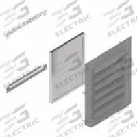 HAMMOND Replacement Filters: Aluminum, 14.06 in Overall Ht, 8 in Overall Wd, Louvered Vent Kit (MPN LFK1510). Key specifications — Brand: HAMMOND; Compatible with Product Type: Louvered Vent Kit; Manufacturer Part Number: LFK1510; Material: Aluminum.