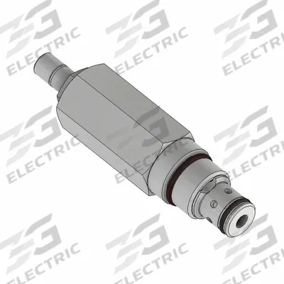 Parker Direct Acting Relief Valve: Steel, Screw-In, Screwdriver Adjustment, Two-Way - Pressure Control Cartridge Valves