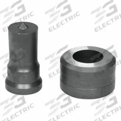 EDWARDS Metric Punch & Die Set: Edwards, 55 ton_65 ton_100 ton_120 ton Compatible Ironworker Size (MPN ED9-PDM24.5). Key specifications — attr67451: IW55 , IW65 , IW100, IW120; attr67489: Round; attr67463: 24.5 in; attr67447: ED9-PDM24.5; attr67456: Edwards; attr67443: EDWARDS; attr67472: 24.5 in Metric Punch & Die Set.