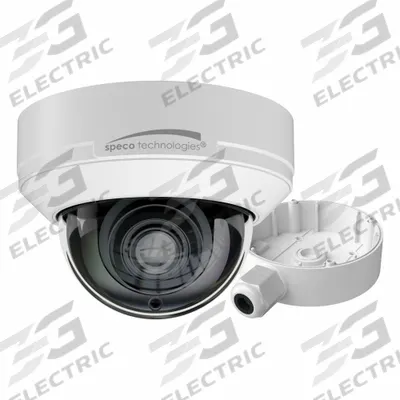 SPECO TECHNOLOGIES Camera: Dome, Zoom, 12 mm Max Focal Lg, 4MP, RJ45 - Varifocal Network IP Video Cameras