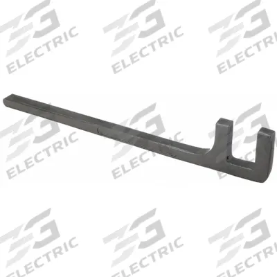 WESTWARD F-Type Valve Wheel Wrench: 1 3/8 in Head Size, 17 1/2 in Overall Lg - F-Shaped Valve Wheel Wrenches