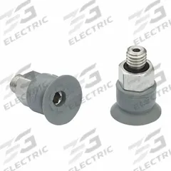 SCHMALZ Vacuum Pad Assembly: M5, 11.2 mm Pad Dia, NBR, 55 A, Gray, 13.4 mm Pad Ht (MPN 10.01.01.14153). Key specifications — attr1019168: 55 A; attr1019165: 10.01.01.14153; attr1019167: SCHMALZ; attr1019180: Gray.