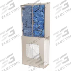 BOWMAN DISPENSERS Surgical Apparel Dispenser: 12 3/8 in Overall Wd, 6 1/2 in Overall Dp, Plastic (MPN PS026-0212). Key specifications — Material: Plastic; Color: Brown; Brand: BOWMAN DISPENSERS; Product Type: Surgical Apparel Dispenser; Compatible Dispensing Product: Face Masks.