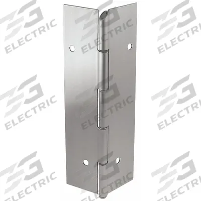 MARKAR Piano Hinge: Aluminum, 7 ft Leaf Ht, 1 3/4 in Leaf Wd - Full Mortise-Mount Piano Hinges