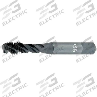 OSG Spiral Flute Tap: 3/8"-24 UNF, H7 / 2B-3B, 3 Flute - General Purpose Spiral-Flute Taps