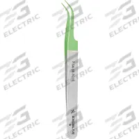 EXCELTA Tweezers: Stainless Steel, Point, Curved Tip, 1.5 mil Tip Thick (MPN 7-SA-SE-TC15). Key specifications — attr1002355: Stainless Steel; attr1002345: EXCELTA; attr1002348: Stainless Steel; attr1002358: Smooth; attr1002361: 7-SA; attr1024781: Standard.
