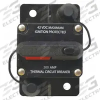 Automotive Circuit Breaker: 31200, 42V DC, 200 A at 12V DC, Stud (MPN 31209). Key specifications — Series: 31200; Voltage: 42V DC; Interrupt Rating: 200 A at 12V DC; Terminal Connection: Stud; Circuit Breaker Type: Heavy Duty Circuit Breaker; Brand: BATTERY DOCTOR.