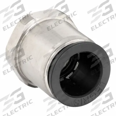 LEGRIS Push-Fit Adapter Fitting: 12 mm OD x 1/4 in Pipe Size, Push-to-Connect x MBSPP - Nylon & Nickel-Plated Brass Tube Fittings