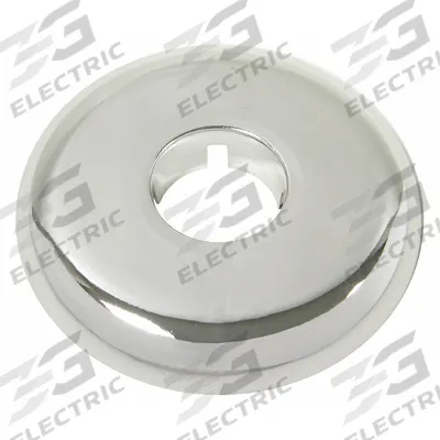 KISSLER Escutcheon: For Universal Fit Most Mfgs Series, Plastic, Chrome Finish - Faucet Escutcheons