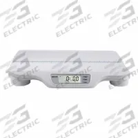 RICE LAKE WEIGHING SYSTEMS Veterinarian Scale: Digital, lb/oz, 22 1/2 in Weighing Surface Wd (MPN 204395). Key specifications — attr1359978: RICE LAKE WEIGHING SYSTEMS; attr1359988: oz; attr1359990: cULus; attr1411948: Not IP Rated; attr1411950: Integrated; attr1359996: (4) AA Batteries; attr1411941: 0.2 oz/5 g or 0.5 oz/1 0g.
