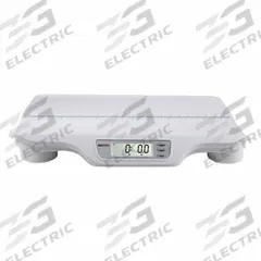 RICE LAKE WEIGHING SYSTEMS Veterinarian Scale: Digital, lb/oz, 22 1/2 in Weighing Surface Wd (MPN 204395). Key specifications — attr1359978: RICE LAKE WEIGHING SYSTEMS; attr1359988: oz; attr1359990: cULus; attr1411948: Not IP Rated; attr1411950: Integrated; attr1359996: (4) AA Batteries; attr1411941: 0.2 oz/5 g or 0.5 oz/1 0g.