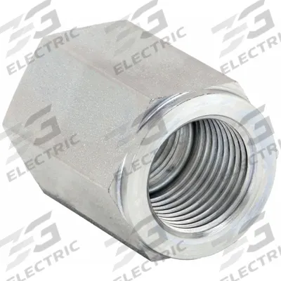 PARKER Metal Pipe Straight: Straight, Steel, 1/4 in x 1/4 in - Hydraulic Threaded Extreme-Pressure Pipe Fittings