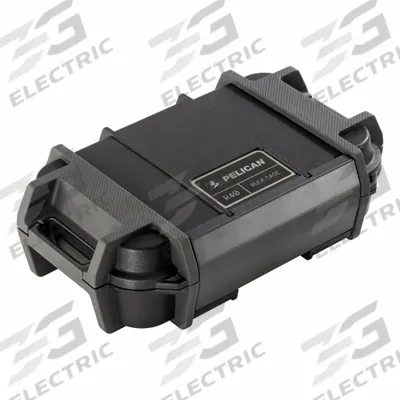 PELICAN Protective Case: Black, Stationary, 1.68 lb Wt - Rugged Use Small Electronics Cases