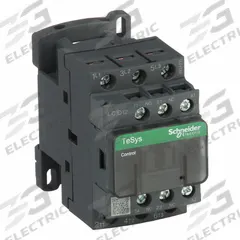 SCHNEIDER IEC Magnetic Contactor: Non-Reversing, 3 Poles, 3NO Contacts, 12 A, 208V AC Coil (MPN LC1D12LE7). Key specifications — Brand: SCHNEIDER; Integrated Surge Suppression: No.