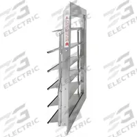 26.75"H-W 4.5"L Alu Intake Shutter Dampr: For 24 in Fan, Single Panel, 26 3/4 in H, 26 3/4 in W (MPN 4YN17). Key specifications — Airflow Direction: Horizontal; Blade Type: Flat Blade; Brand: DAYTON; Maximum Air Velocity: 2250 fpm; Mounting Position: Vertical.