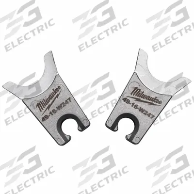 MILWAUKEE Upper and Lower Crimping Die: W Style Dies, For Use With 2678-20 - Milwaukee Replacement Crimping Dies