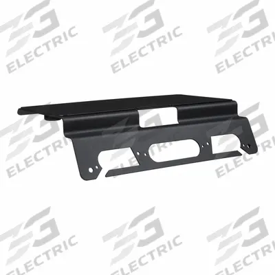 GROTE Mounting Bracket: Mounting Bracket, Black, Aluminum, 7/8 in Lg, 11 in Ht - Vehicle Light Mounts & Brackets