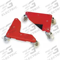 APPROVED VENDOR Furniture Dolly: 880 lb, Red, 4 in H x 9 in W x 9 in D, (12) Swivel (MPN 2TUR9). Key specifications — attr1343748: Red; attr1343758: Swivel; attr1343710: (12) Swivel; attr1343759: APPROVED VENDOR; attr1343723: Rubber.