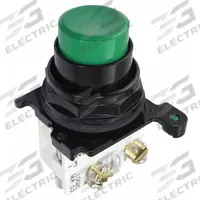 EATON Mushroom Head Push Button: Non-Illuminated, Mushroom Head Profile, Metallic, 30 mm, 1NO/1NC (MPN E34EB3-1X). Key specifications — Brand: EATON; Action: Momentary; Series: E34; Push Button Material Type: Metallic.