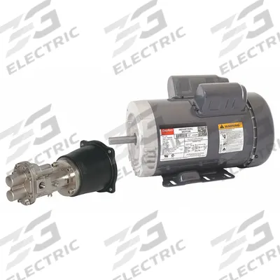 Dayton Rotary Gear Pump: Direct Drive, 1 1/2 hp Horsepower, 115/230V AC - Direct-Drive Rotary Gear Pumps