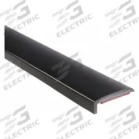 TRIM LOK INC Lip Guard: Flat, 25 ft Overall Lg, PVC Outer, For 1 1/16 in Material Thick - Max (MPN JLGB-25). Key specifications — Standards: ISO 9001; Brand: TRIM LOK INC; Color: Black; Outer Material: PVC; Profile Shape: Flat.