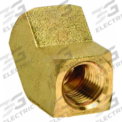 APPROVED VENDOR Metal Pipe Elbow: 45° Elbow, 1/4 in x 1/4 in, 1,000 psi - Threaded High-Pressure Pipe Fittings for Potable Water