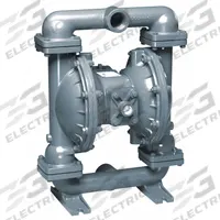 SANDPIPER Double Diaphragm Pump: Aluminum Body, 1 1/2 in, NPT Connection, 106 gpm, 289 ft Max. Head (MPN S15B1A2TANS000.). Key specifications — Brand: SANDPIPER; Seat Material: PTFE; Check Valve Material: PTFE; Diaphragm Material: PTFE w/ Santoprene Backing.