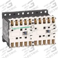 SCHNEIDER IEC Magnetic Contactor: Reversing, 3 Poles, 3NO Contacts, 9 A, 24V AC Coil (MPN LC2K09107B7). Key specifications — Brand: SCHNEIDER; Integrated Surge Suppression: No.