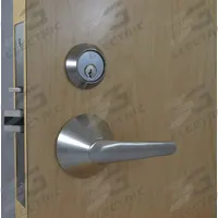 SECURITECH Door Lockset: Storeroom Lever Locksets, Stainless Steel, ADA Compliant (MPN LSL-M4-ST1-630-LH). Key specifications — Ligature Resistance: Ligature-Resistant; Brand: SECURITECH; Visual Indicator Message: No Message; Lockset Style: LSL Lever; ADA Compliant: Yes; Finish: Satin Stainless Steel : Stainless Steel.