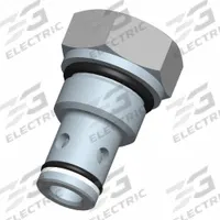 BUCHER HYDRAULICS Cartridge Valve: Screw-In, Screwdriver Adjustment, C10-20 Valve Cavity Size, CVFB (MPN CVFB-10-N-0-095). Key specifications — attr1012059: CVFB-10-N-0-095; attr1250696: CVFB; attr1011660: Nitrile; attr1011632: Screwdriver; attr1011635: BUCHER HYDRAULICS; attr1011644: C10-20.