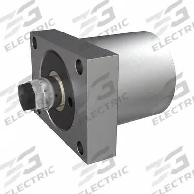 JERGENS Hydraulic Cylinder: Single Acting, 19,880 lbf Clamping Force - Upper Flange Mount Swing Clamp Cylinders