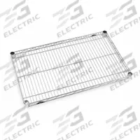 METRO Wire Shelf: 72 in x 18 in, 72 in Overall Wd, 5 Shelves, 1/4 in Lip Ht, NSF Approved. Key specifications — For Use With: Mfr. No. TTM18C; Includes: (3) Adjustable Shelves; Material: Steel; Finish: Chrome; NSF Approved: Yes; Brand: METRO.