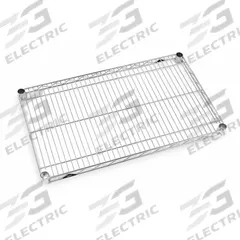 METRO Wire Shelf: 72 in x 18 in, 72 in Overall Wd, 5 Shelves, 1/4 in Lip Ht, NSF Approved. Key specifications — For Use With: Mfr. No. TTM18C; Includes: (3) Adjustable Shelves; Material: Steel; Finish: Chrome; NSF Approved: Yes; Brand: METRO.